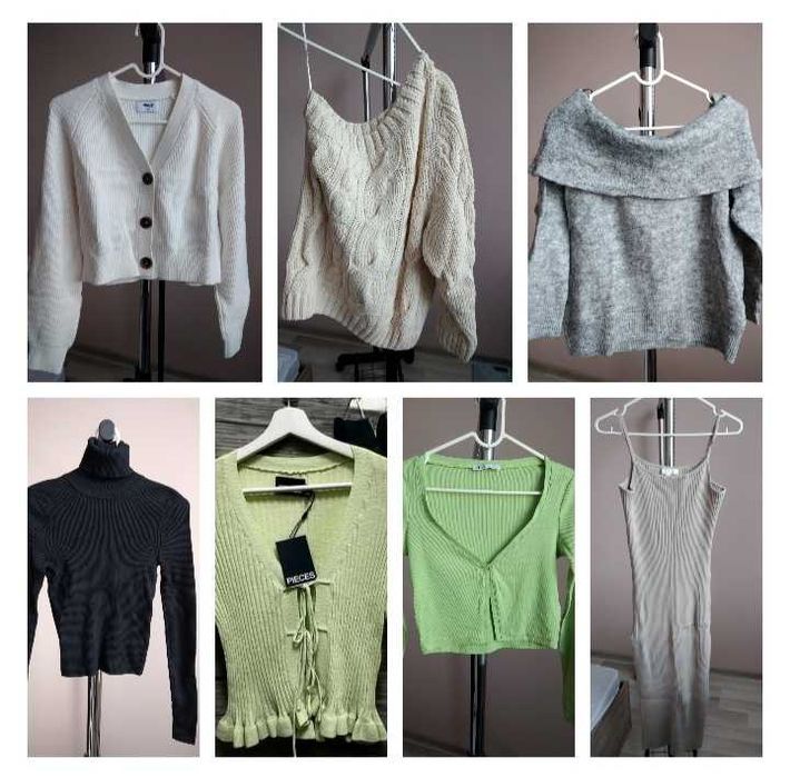 Пуловери и жилетки Zara, H&M, Pieces
