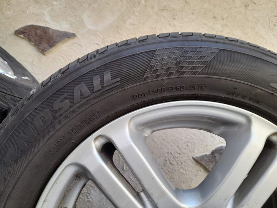 Jante Mercedes, 16 inch cu anvelope 225/55/16 M+S