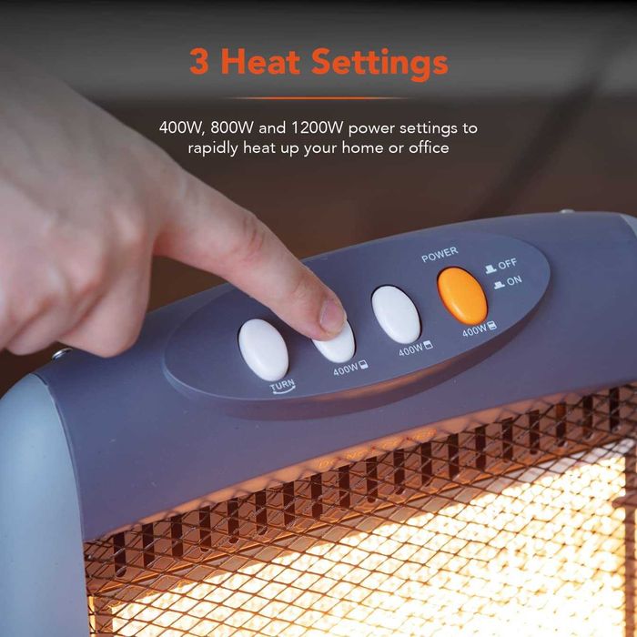 Radiator, incalzitor electric cu 3 setări de încălzire 1200W