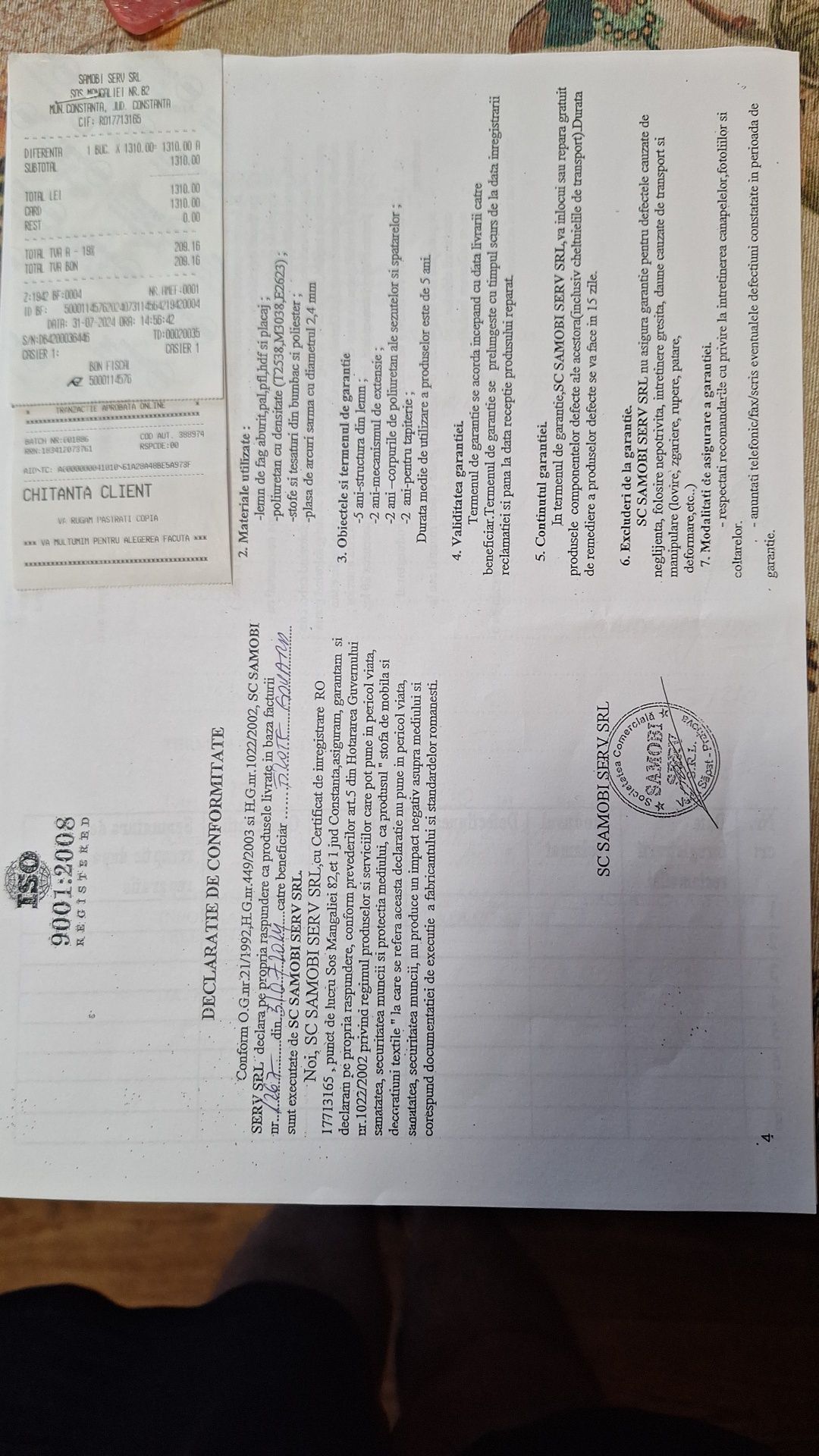 Fotoliu-pat nou, folosit de două ori, preț 1100 lei, ușor negociabil.