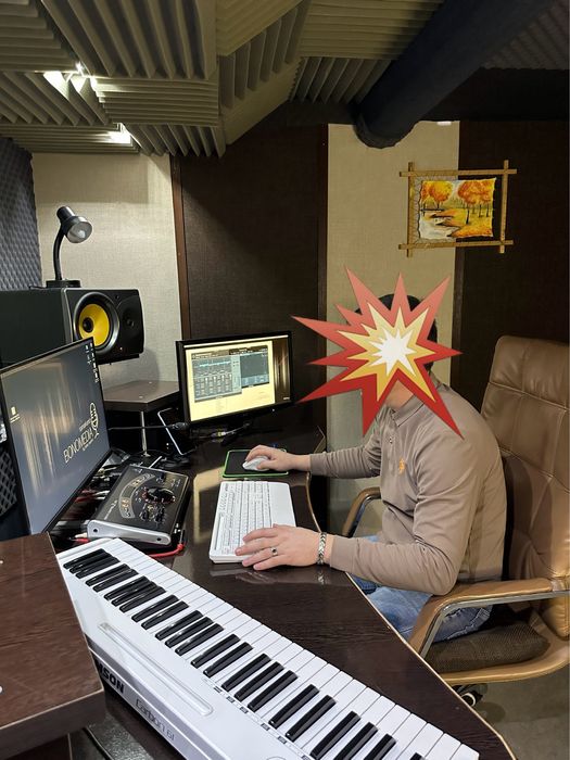 Ovoz yozish studiyasi, студия звукозаписи SOTILADI