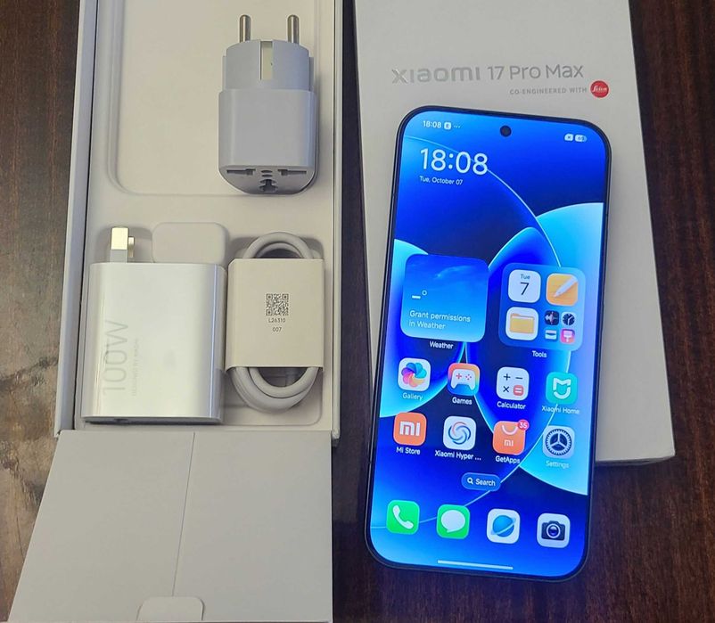 Xiaomi 17 Pro Max 7500mAh батерия, Google play,  с гаранция