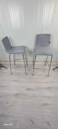 Модерен Бар стол тип щъркел с хромирана конструкция внос от германия