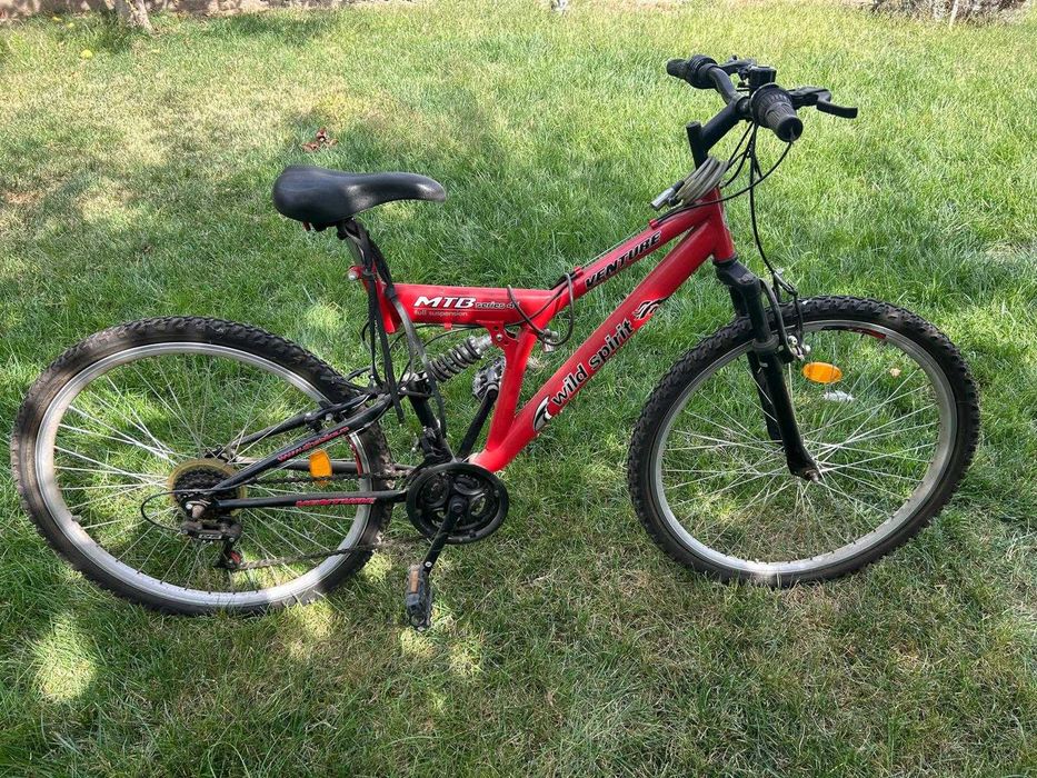 Bicicleta 24", 18 viteze, full suspension