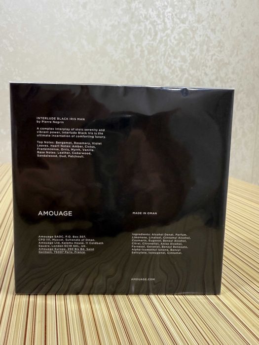 Amouage Interlude Black Iris 100ml