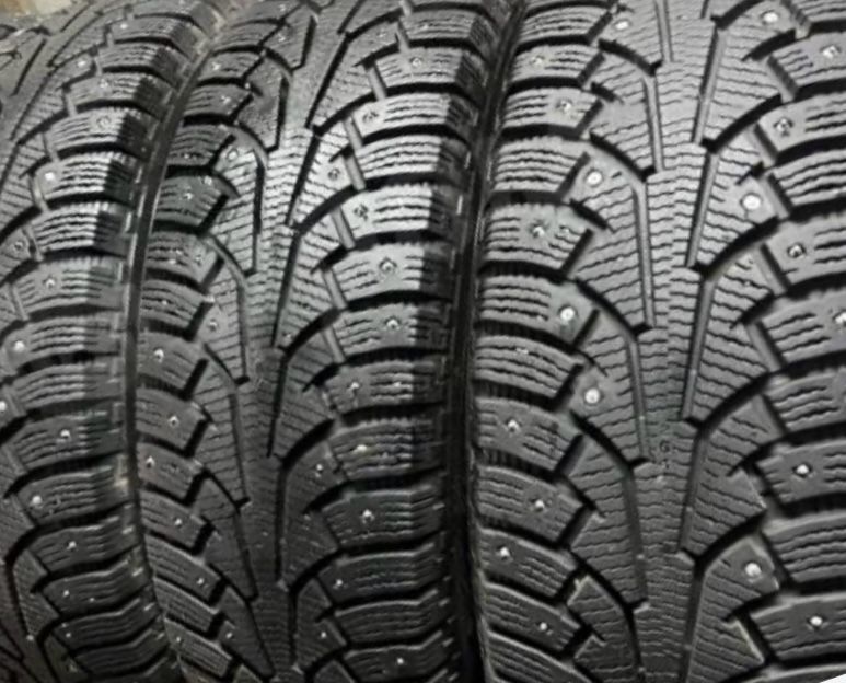 продам 3шт шипованные зимние шины nokian nordman