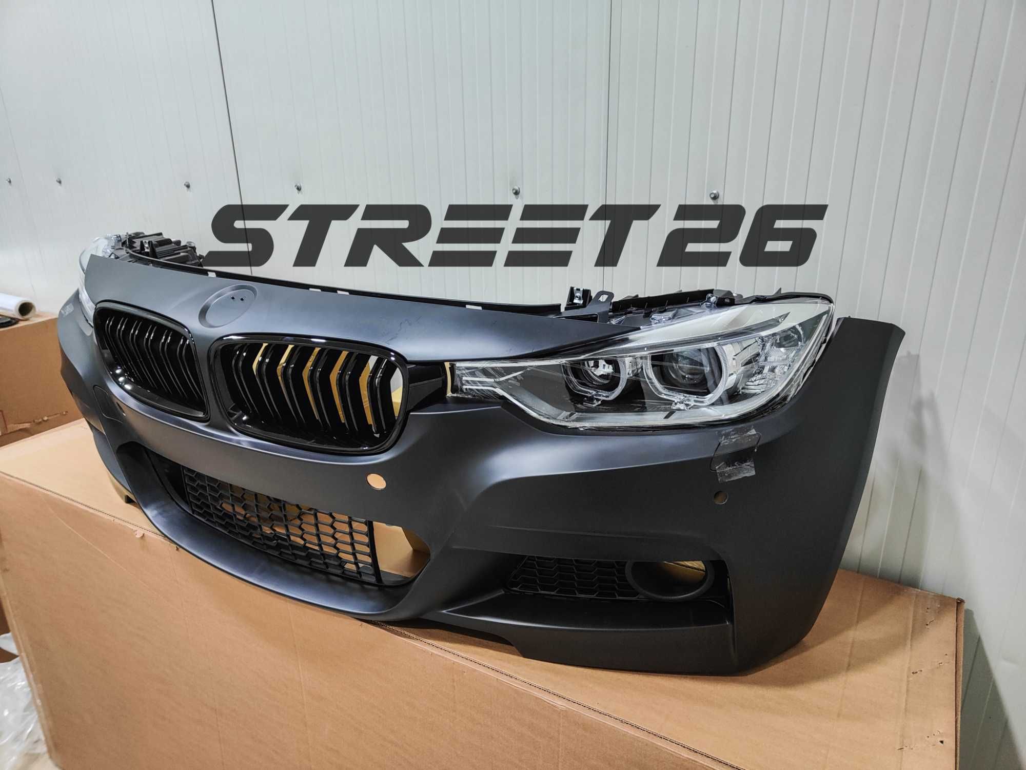 Pachet BMW Seria 3 F30 F31 Bara Fata M Faruri Angel Eyes Grile TAIWAN