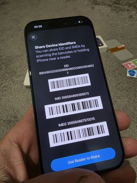 Iphone 17 pro Blue 256gb