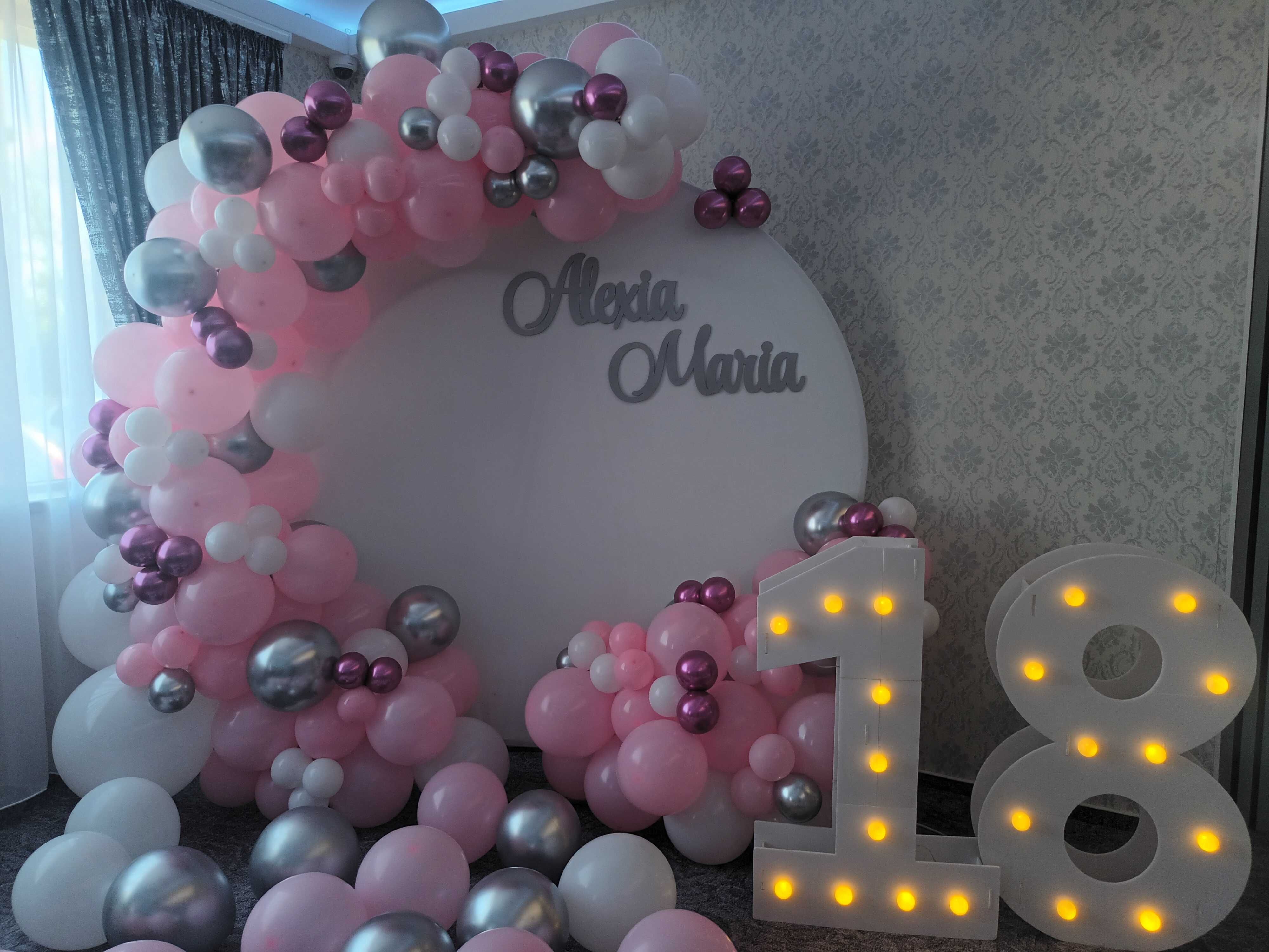 Arcada baloane majorat Aranjamente baloane 18  Photocorner aniversare