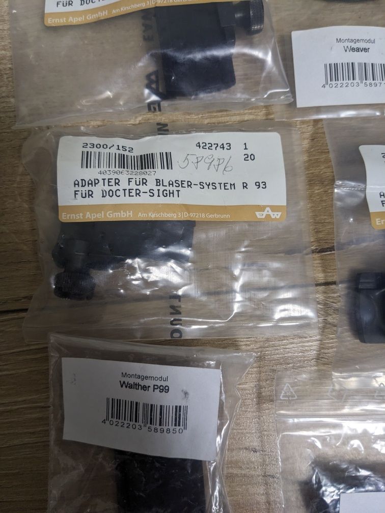 Vand montura rapida Steyr,Blaser pentru sistem punct  Docter