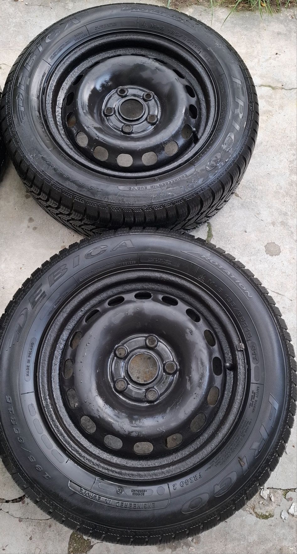Продавам желязни джанти 15-ки 5×112.