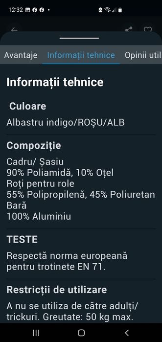 Trotineta Oxelo lumini