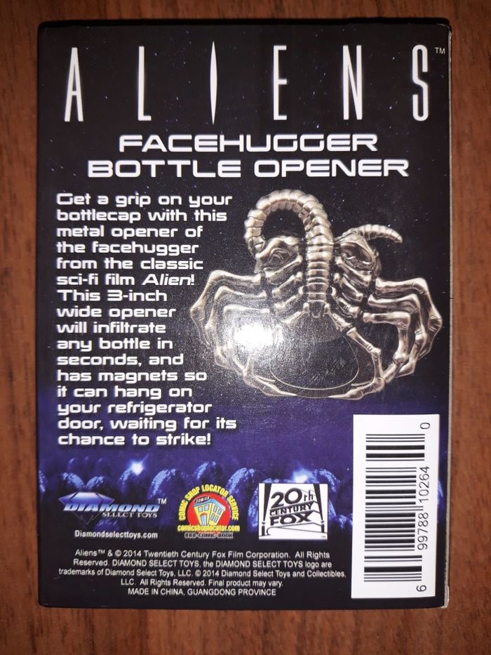 ALIENS Facehugger Bottle Opener