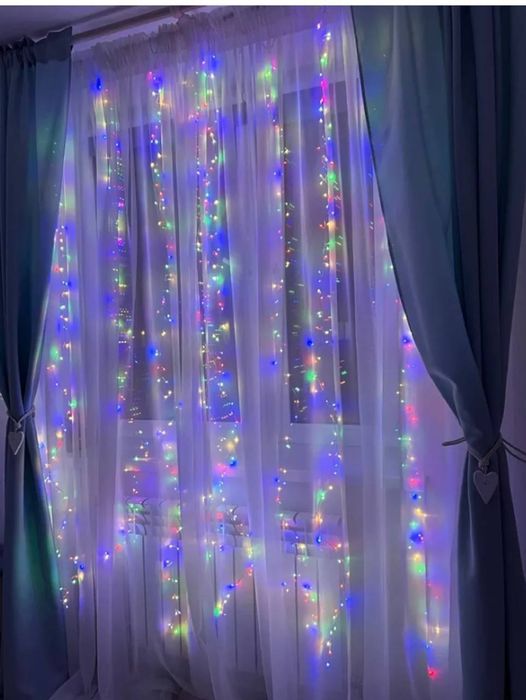 Гирлянда,мишура  водопад