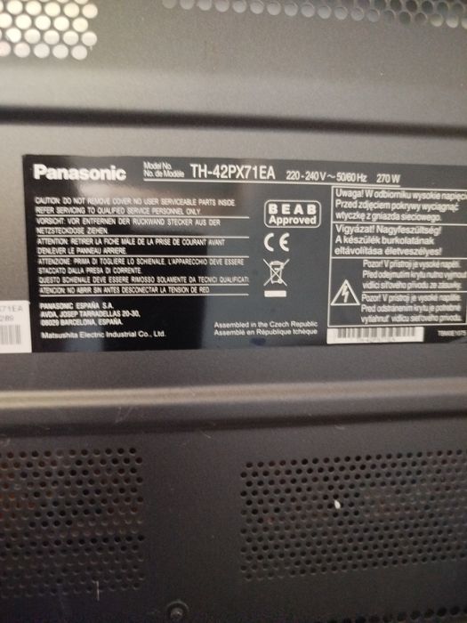 panasonic th-42px71ea