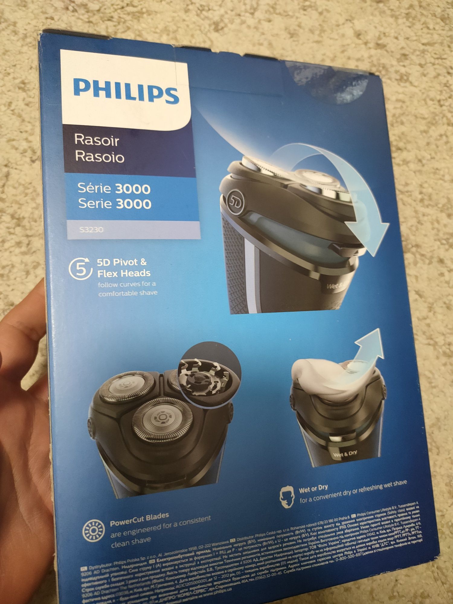 Aparat de Ras Sigilat, Philips Shaver Series 3000, S3230