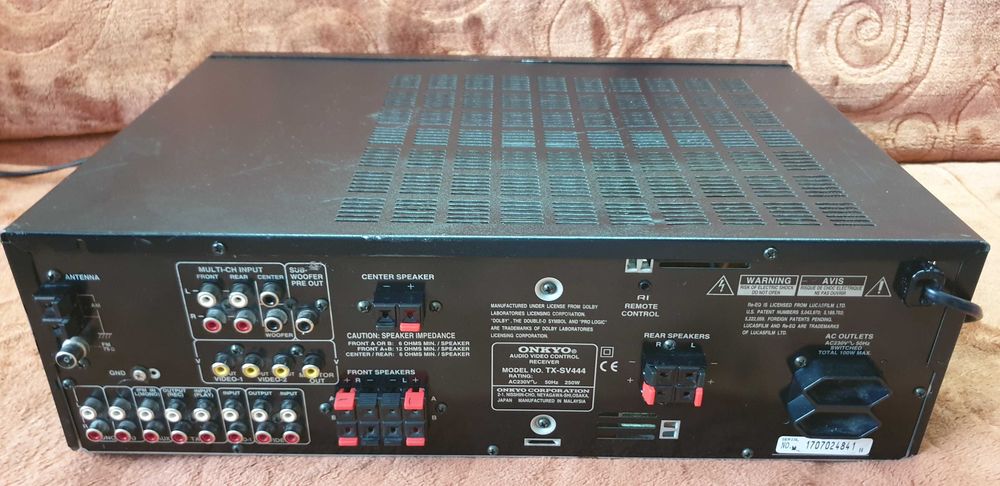 Onkyo Tx-sv444 Avr amplituner 2X100W