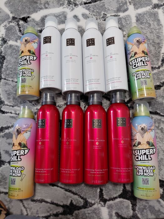 Rituals roșu, alb si vanilie cu cocos