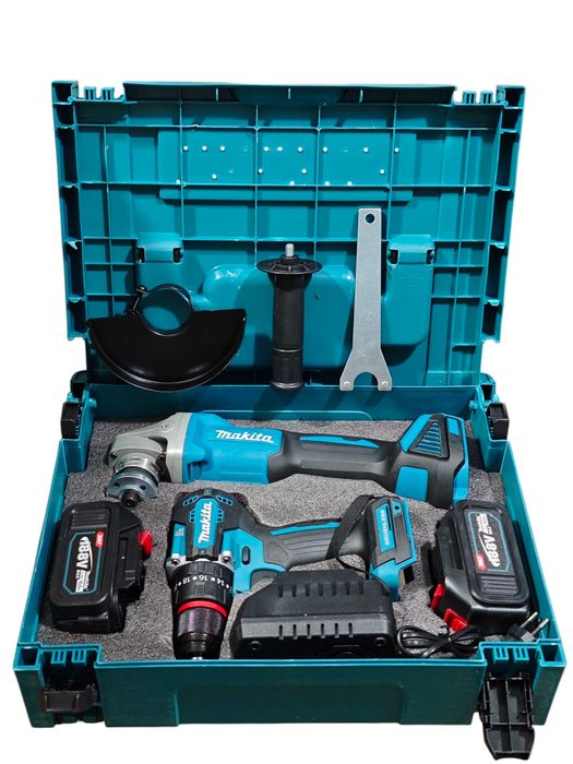 Набор Makita 2 в 1 акумуляторный Шуруповерт Балгарка электроинструмент
