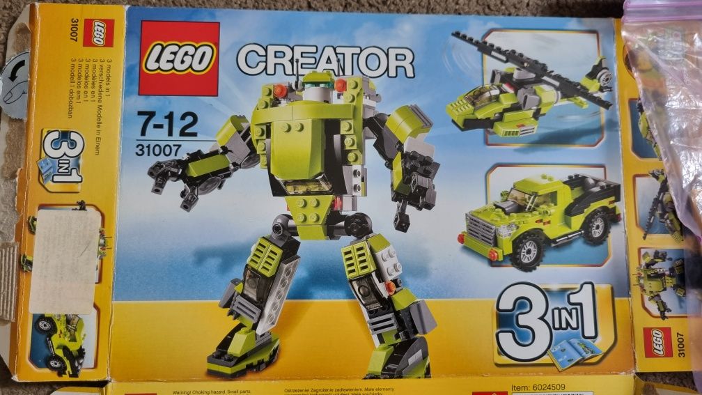 Lego Creator 3 in 1  Power Mech  31007