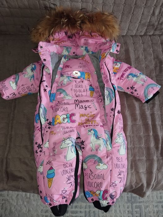 Продам зимний комбинезон размер 80