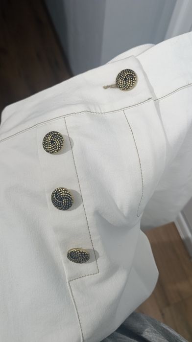 Бял панталон Lucy Fashion, XS