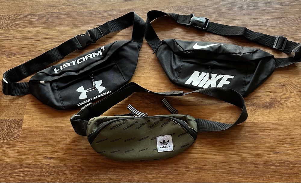 Чанти за през кръста (тип банан) Nike,Adidas,Under Armour