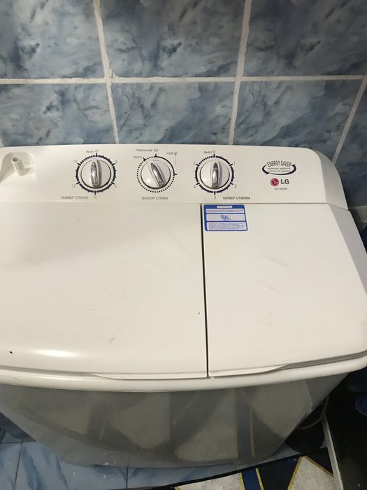 Продается стиральная машинка лдж рабочиза пять тысяч тенге