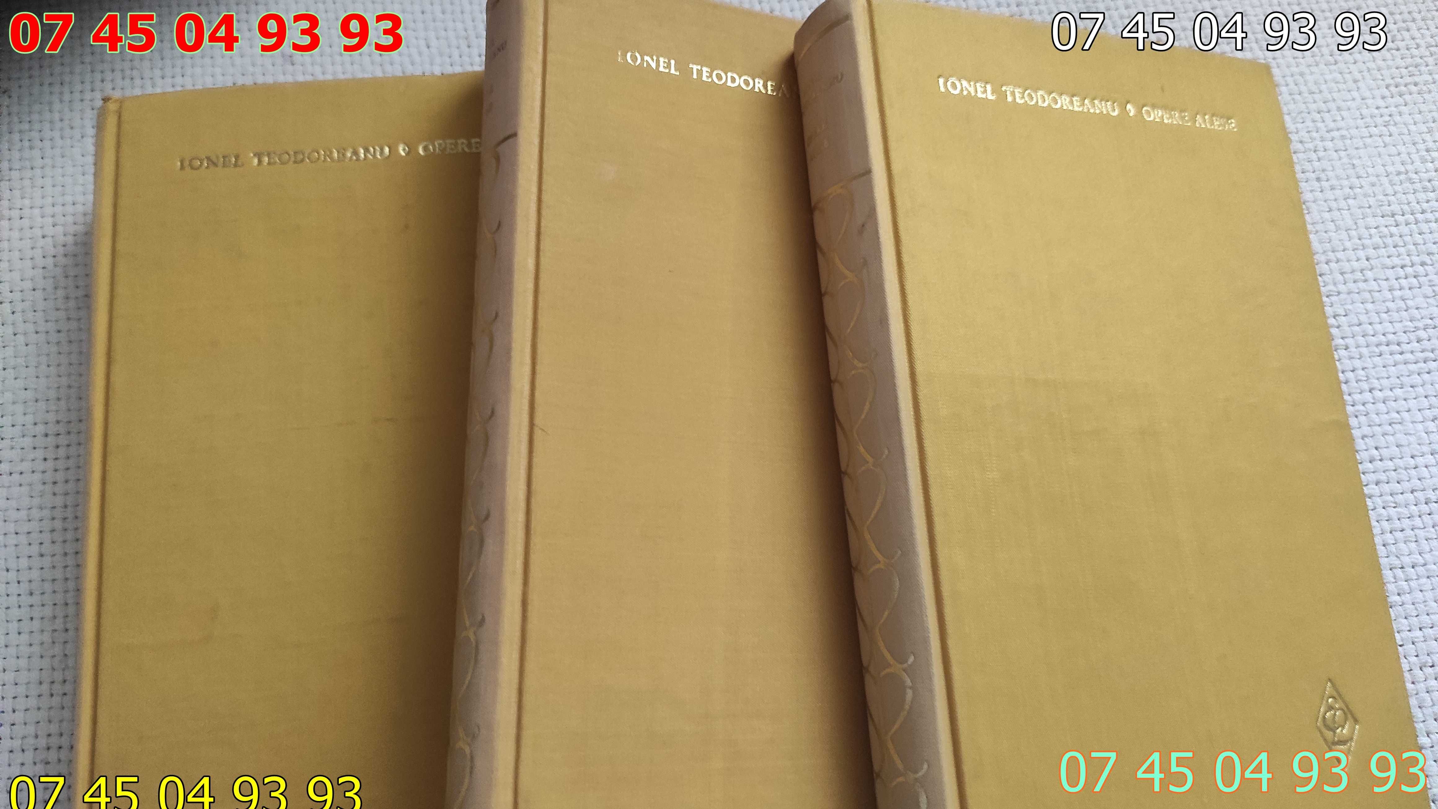 carte carti ionel teodoreanu opere alese 3 volume