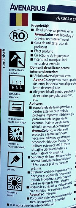 ULEI universal pentru tratarea si întreținerea lemnului 1 L