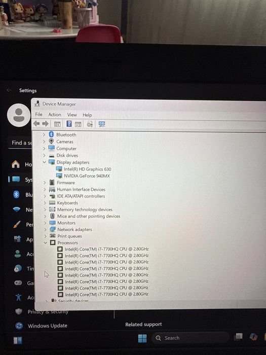 Laptop Lenovo ThinkPad T470 p i7, 16gb nvidia ssd - perfect functional