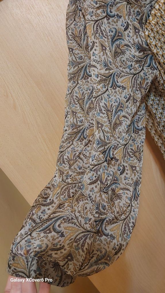 Рокля ZARA.100% коприна. размер L.