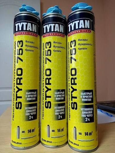 Пена клей Tytan styro 753 Пенан Tytan professional 70