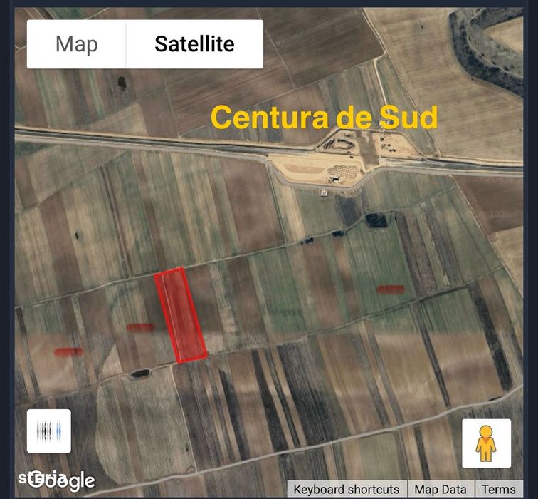 Teren intravilan langa Centura de Sud