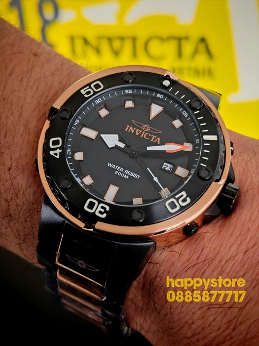 INVICTA Black Rose 49 mm, Инвикта нов ръчен часовник