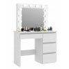 MMasa de make Up HOLLYWOOD PREMIUIM cu limina led