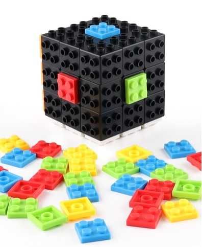 Кубик Рубика c инструкцией "Как собрать кубик Рубика" + разделитель