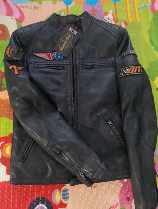 Geaca piele superdry