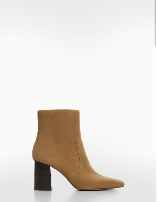 Нови боти Mango от естествен велур