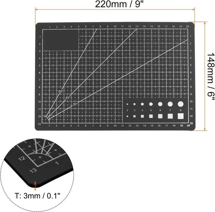 Planseta de Taiere Auto-regenerabila A5 ptr. Modelism/Crafting 22x15cm