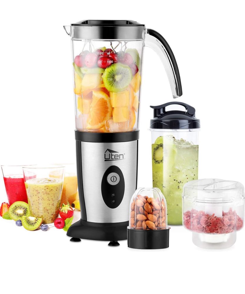 Blender Smoothie Uten, Mini Blender 5 în 1 Blender de bucătărie