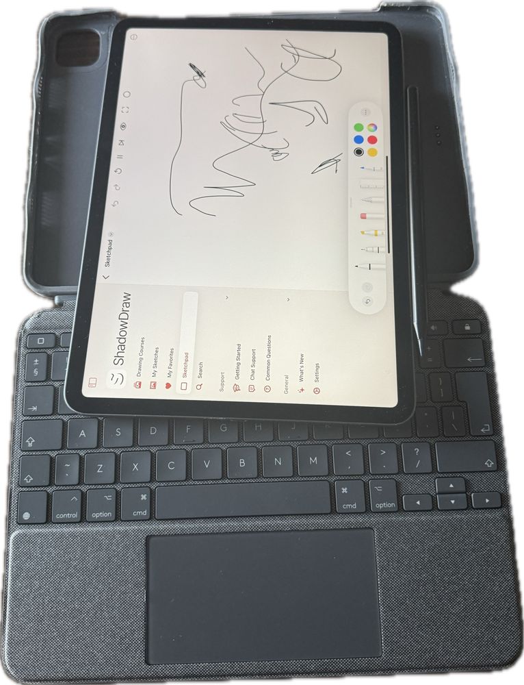 iPad Pro 11” 2-gen 256 Wi-Fi + Logitech Combo Touch keyboard