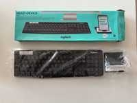 Kit Tastatura + Stand Telefon Logitech K375s, Wireless