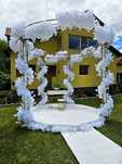 Baldachin/ decor gatit mireasa sau cununie civila