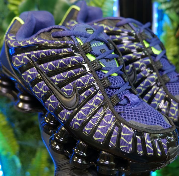 Nike Shox TL Black and Blue дамски маратонки