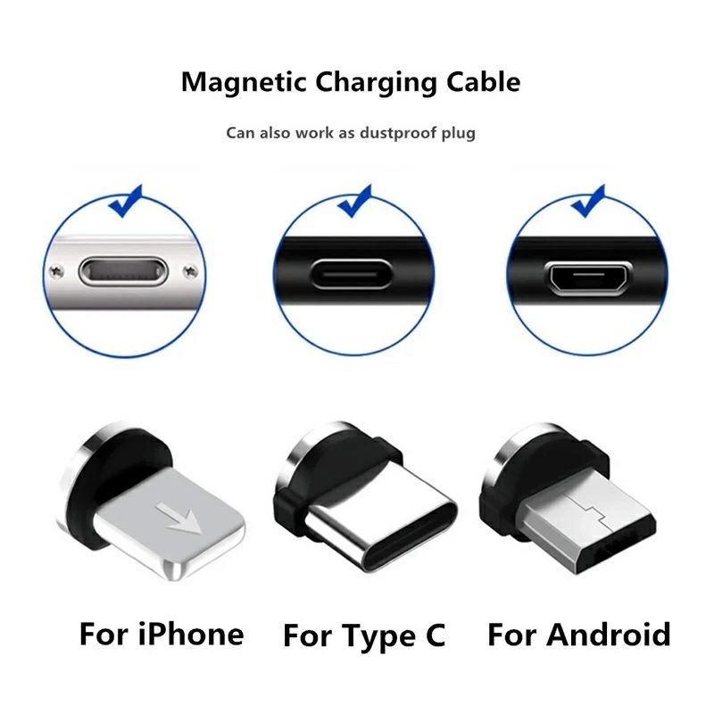 Магнитный кабель питания USB- TYPE-C IPHONE . Переходник зарядка