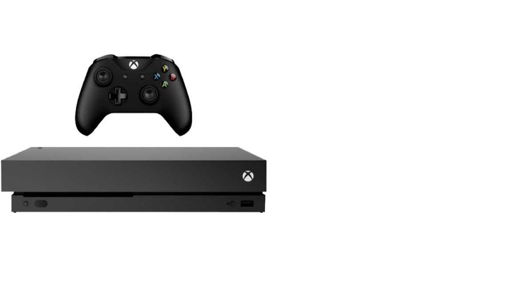 xBox One X 1TB, HDR + Kinekt, 2 controlere wirelees și 4 Jocuri