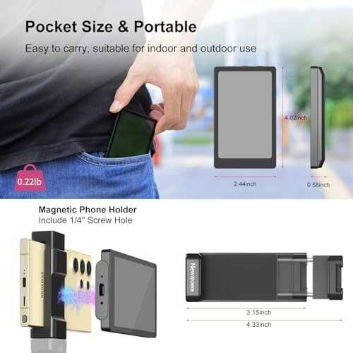 Нов Bluetooth селфи екран за задна камера идеален за TikTok и влогове