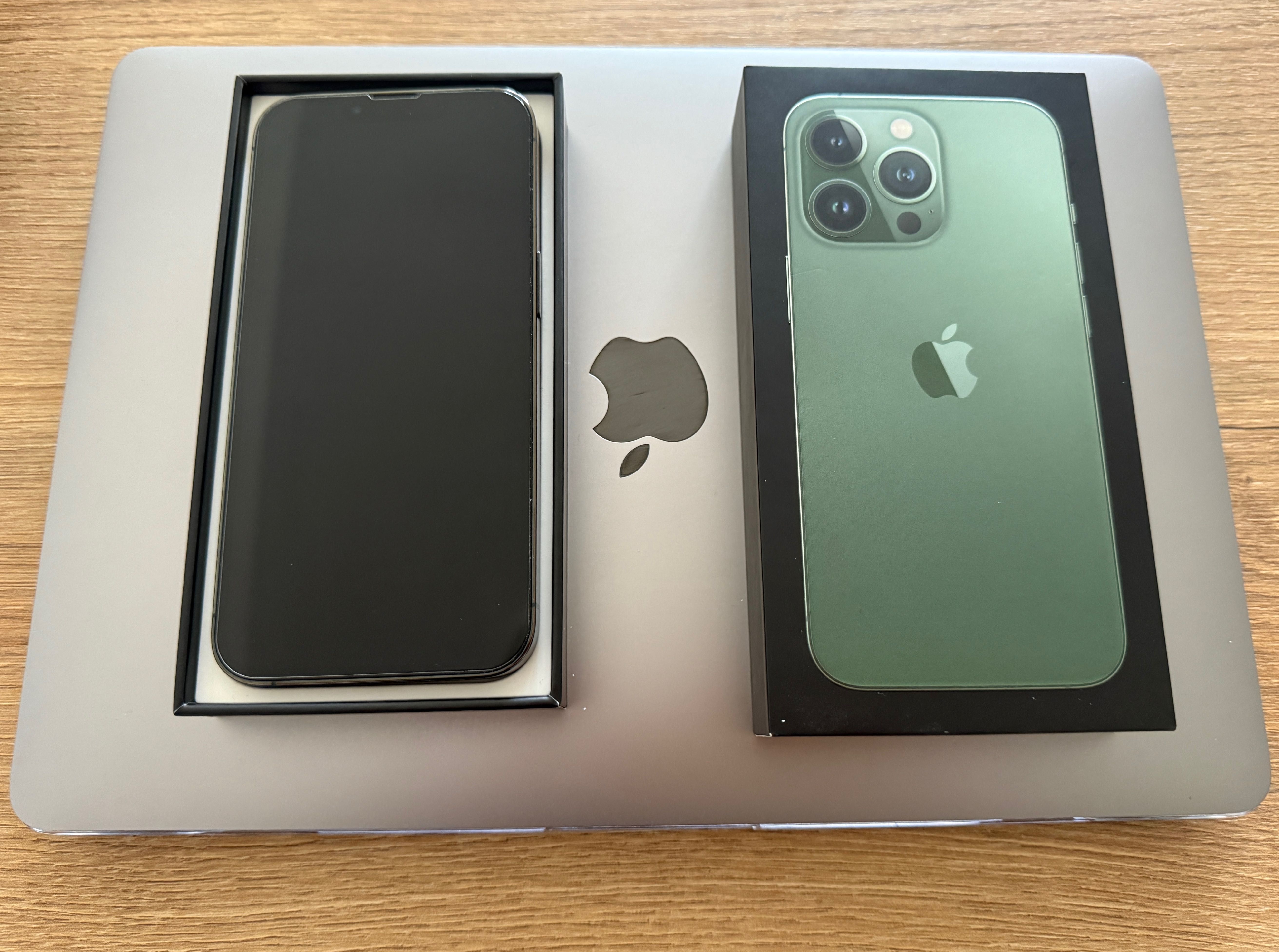 iPhone 13 Pro 128GB Alpine Green КАТО НОВ