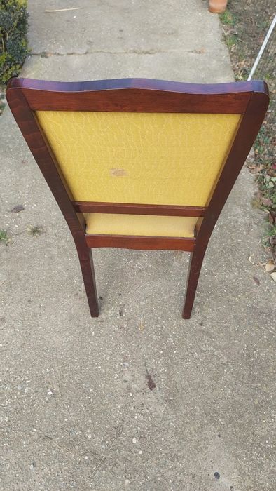 Set 6 scaune lemn masiv tapitate